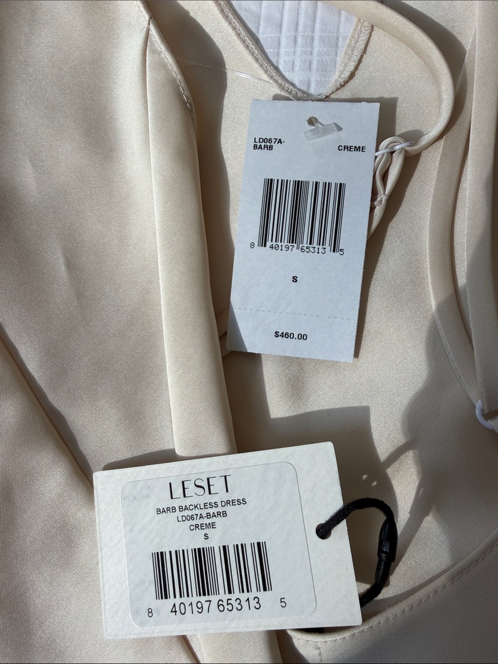 LESET Creme Women's Jacket-Style Piece